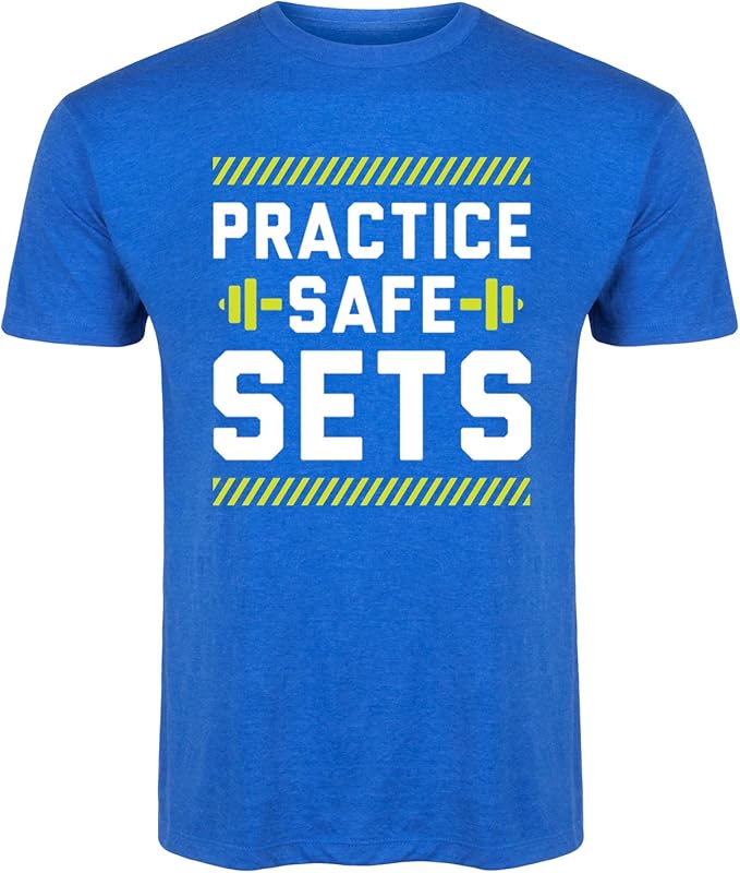 Practice Safe Sets Men's Short Sleeve Graphic TShirt
