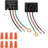 Mylvrek 2-Pack Touch Lamp Control Module, ON/Off Touch Sensor Replacement | Touch Sensor for LED (3-25W), Incandescent/Halogen Bulbs (5-100W), Touch Switch Replacement for Table Lamps, Floor Lamps