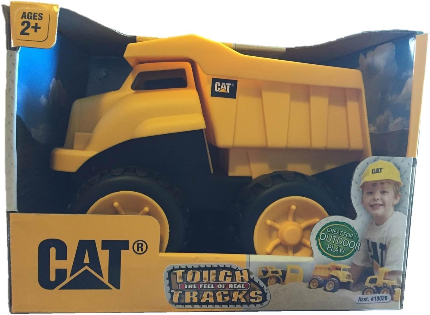 cat tough tracks the feel of real dump truck by caterpillar