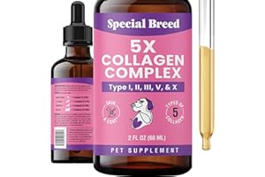 SPECIAL BREED Premium Collagen for Dogs - Liquid Support for Joints, Skin, Coat, Bone, Immune System & HIPS - Collagen Supplement - Made in USA - 2oz