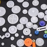 Yosoo Health Gear 78pcs Plastic Gears Pulleys Worm Shaft Kit for DIY Model view 3