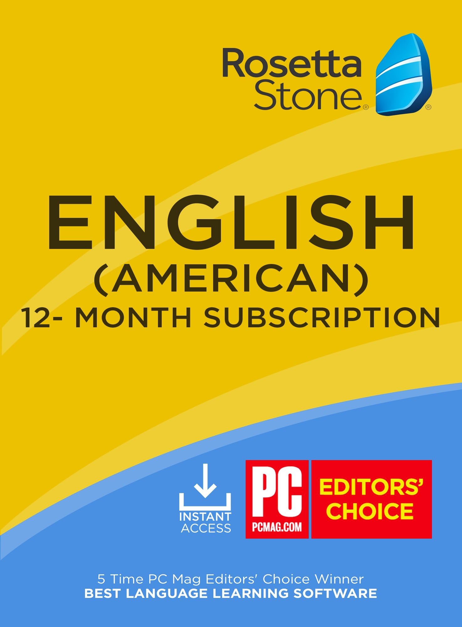Rosetta Stone: Learn English (American) for 12 months [Auto-recurring Subscription]
