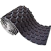 McDavid HEX Padded Turf Tape. Sticks to Skin. Protective Padded Performance Tape Roll, Black.