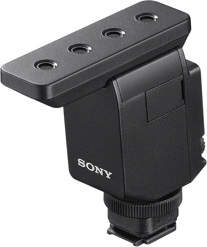 ECM-B10 Micrófono direccional (Compacto, inalámbrico, sin batería), Negro