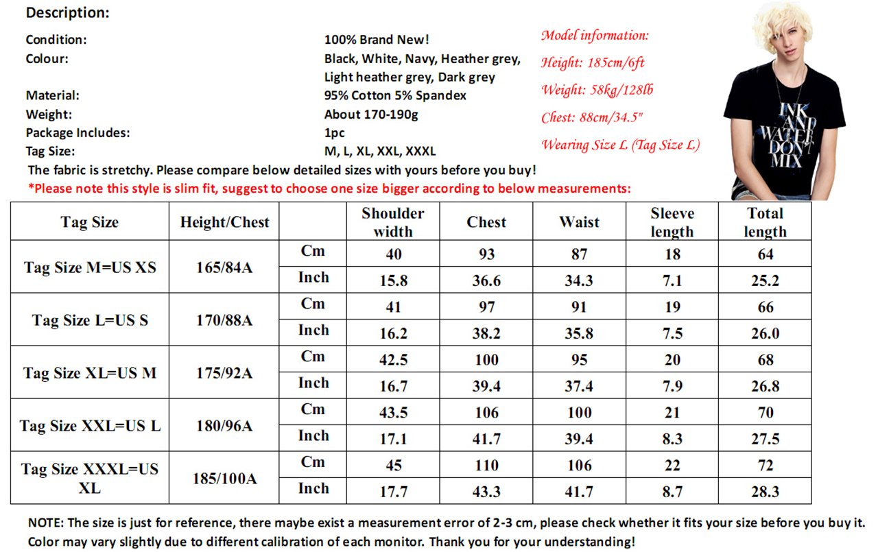 Faleto Casual Herren T-Shirt mit Print \