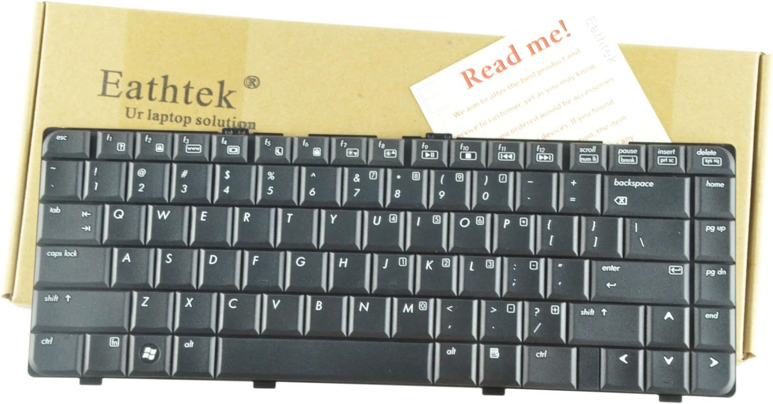 Eathtek Replacement Keyboard for HP Pavilion DV6000 DV6000T DV6000Z 441427-001 Series Black US Layout