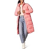 Amazon Essentials womens Lightweight Water-resistant Longer Length Cocoon Puffer Coat