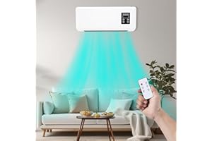 A++ Energy Efficient Ductless Mini Split Air Conditioner & Heater - Wall-Mounted Unit with Remote Timer Cooling/Heating for B