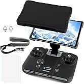 for DJI Mavic 4 Pro RC Pro 2 Silicone Case Combo w/Tempered Glass Screen Protector, Adjustable Neck Strap & Lanyard Screw - Essential Drone Controller Accessories