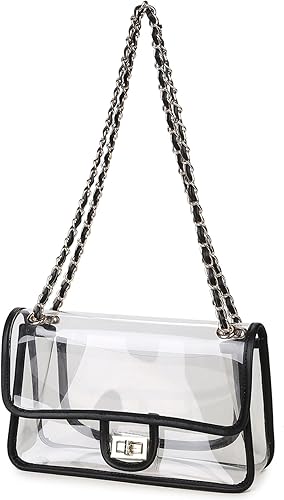 white chain handbag