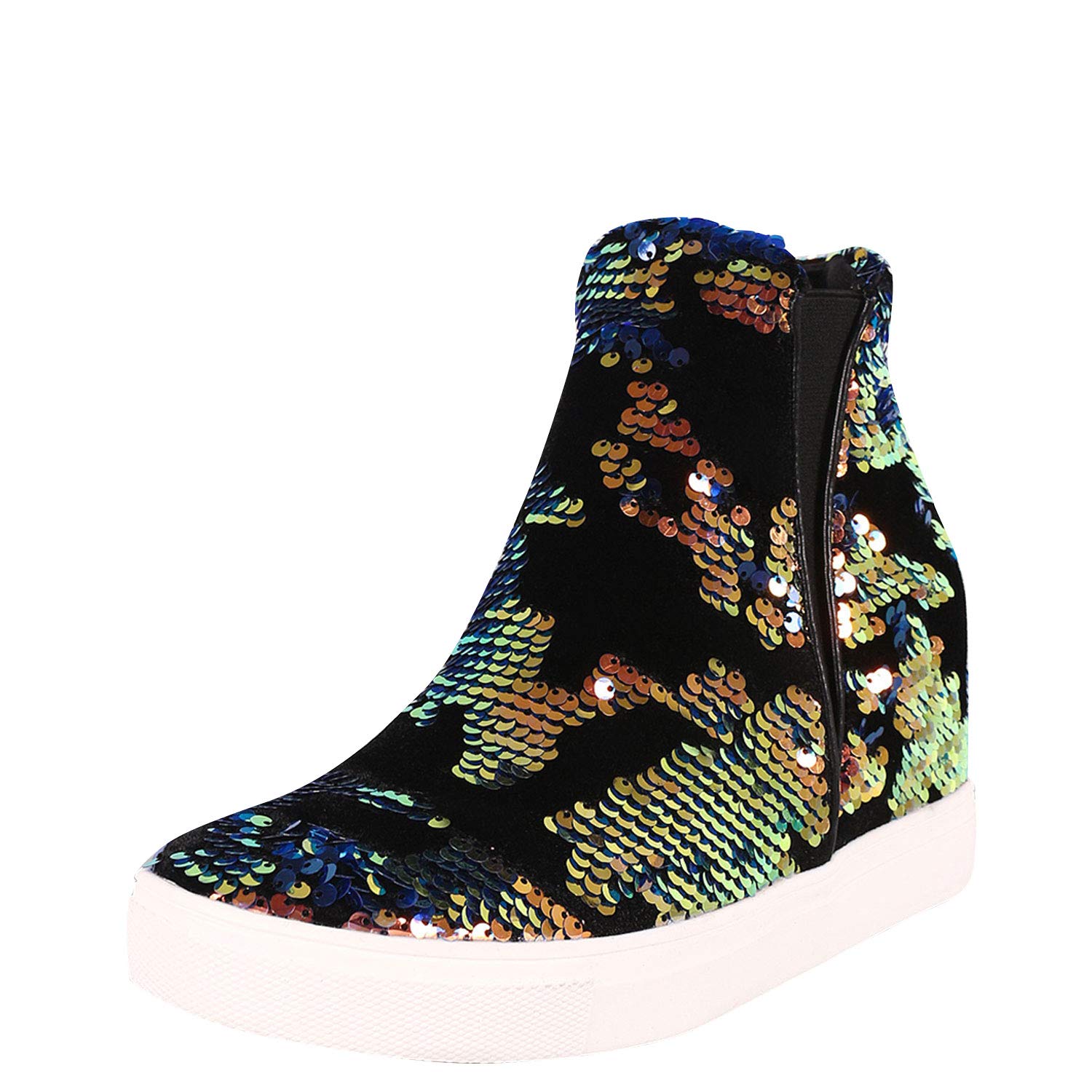 cape robbin wedge sneakers