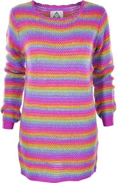 unif rainbow sweater