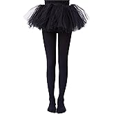 Frola Tights for Girls 40 Denier Semi Opaque Soft Pantyhose Ballet Dance Panty Footed Tights