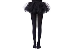 Frola Tights for Girls 40 Denier Semi Opaque Soft Pantyhose Ballet Dance Panty Footed Tights