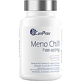 CanPrev Meno Chill Fast-Acting Menopause Supplement for Women, 60 V-Caps 30-Day Supply - Support for Hot Flashes & Hormone Ba