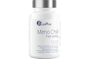 CanPrev Meno Chill Fast-Acting Menopause Supplement for Women, 60 V-Caps 30-Day Supply - Support for Hot Flashes & Hormone Ba