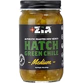 Original New Mexico Hatch Green Chile By Zia Green Chile Company - Delicious Flame-Roasted, Peeled &amp; Diced Southwestern Certified Green Peppers For Salsas, Stews &amp; More, Vegan &amp; Gluten-Free - 16oz