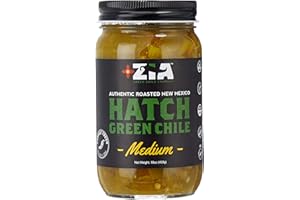 Original New Mexico Hatch Green Chile By Zia Green Chile Company - Delicious Flame-Roasted, Peeled & Diced Southwestern Certified Green Peppers For Salsas, Stews & More, Vegan & Gluten-Free - 16oz