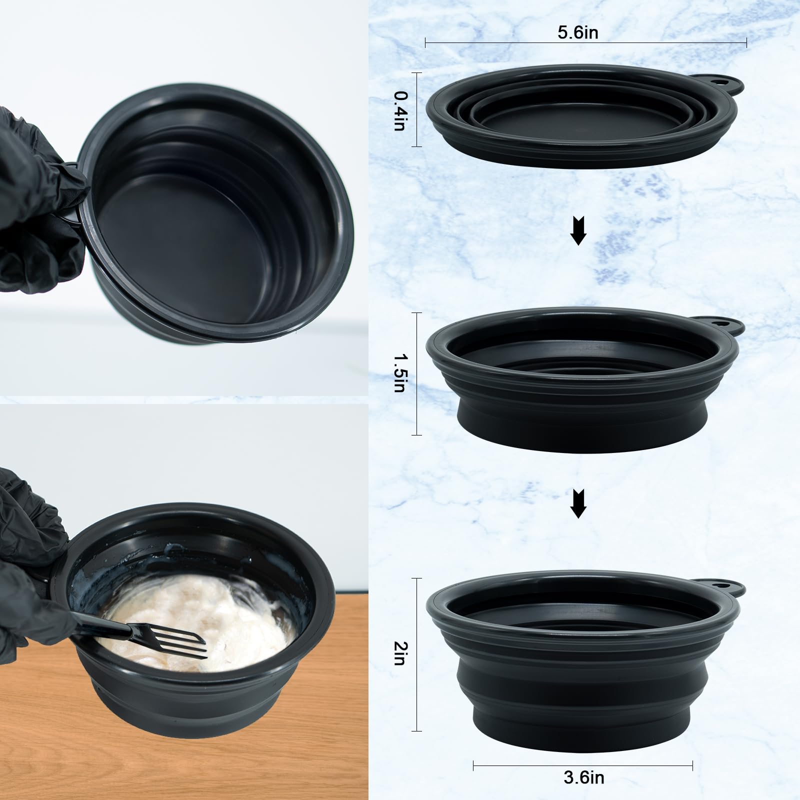 21Pcs Hair Dye Kit Professional Hair Coloring Products with Hair Dye Brush, 350ml Hair Color Bowl, Hair Clips, Applicator, Earcover for Salon Bleaching & Hair Coloring at Home