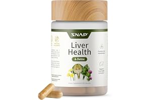 Snap Supplements Liver Health & Detox Supplement - Natural Support for Liver and Digestive Health, 60 Vegetarian Capsules (1 Month Supply)