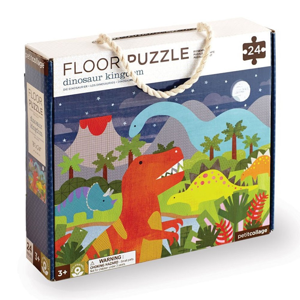 Petit Collage Floor Puzzle | Dinosaurs — image 1