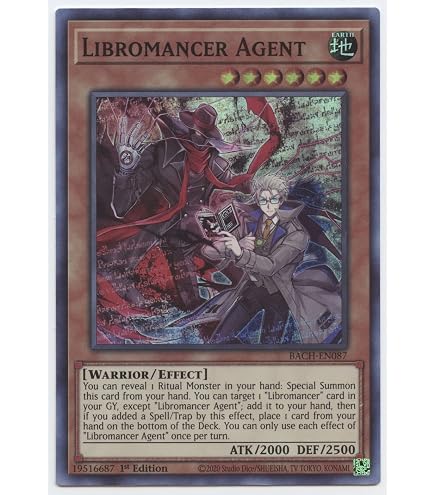 Libromancer Firestarter – Yu-Gi-Oh Einzelkarte BACH-EN088, Super Rare, 1. Edition Aus Battle Of Chaos