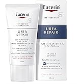 Eucerin Replenishing Skin Relief Face Cream (with 5% Urea) (50ml, Dermatalogical Skincare, Fragrance Free) by Eucerin