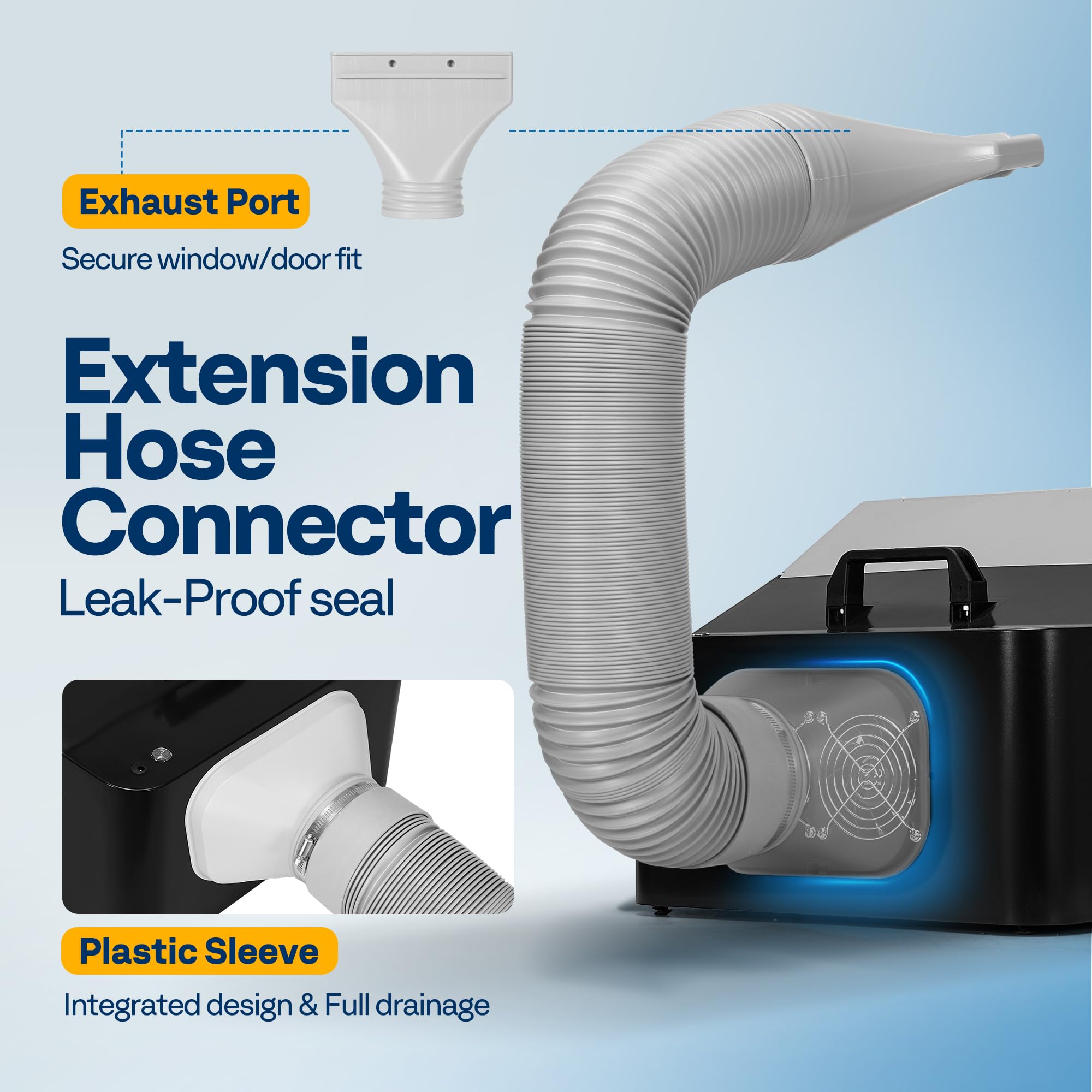 VIVOHOME Dual Fans Airbrush Paint Spray Booth with 4 LED Lights Turn Table and Filter Hose, Portable Airbrush Booth for Painting Model Craft Black