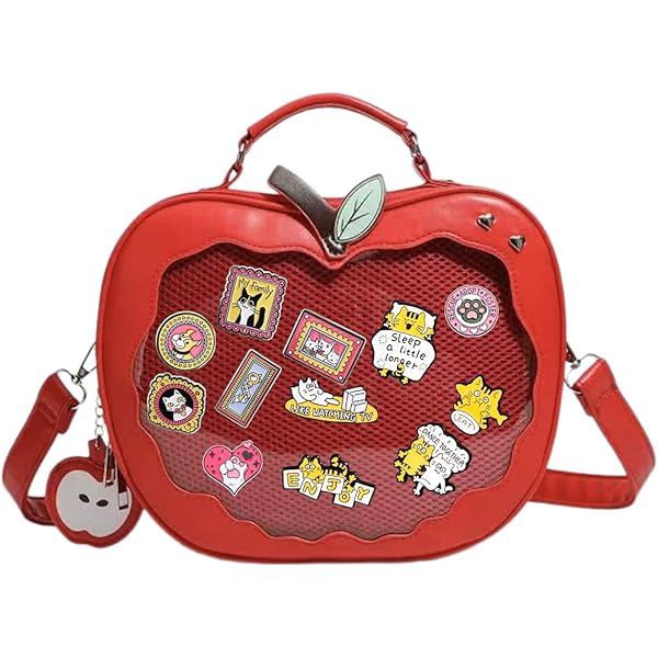 Amazon.com: Queen sea shark Ita Bag AppleShaped Backpack Crossbody