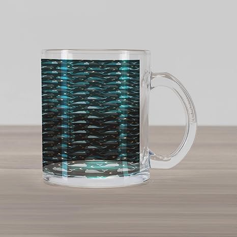 Amazoncom Ambesonne Whale Glass Mug Sleeping Kings Of The - 