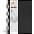 TRU RED Medium Soft Cover Meeting Notebook, Black, 3/Pack (TR54988VS)