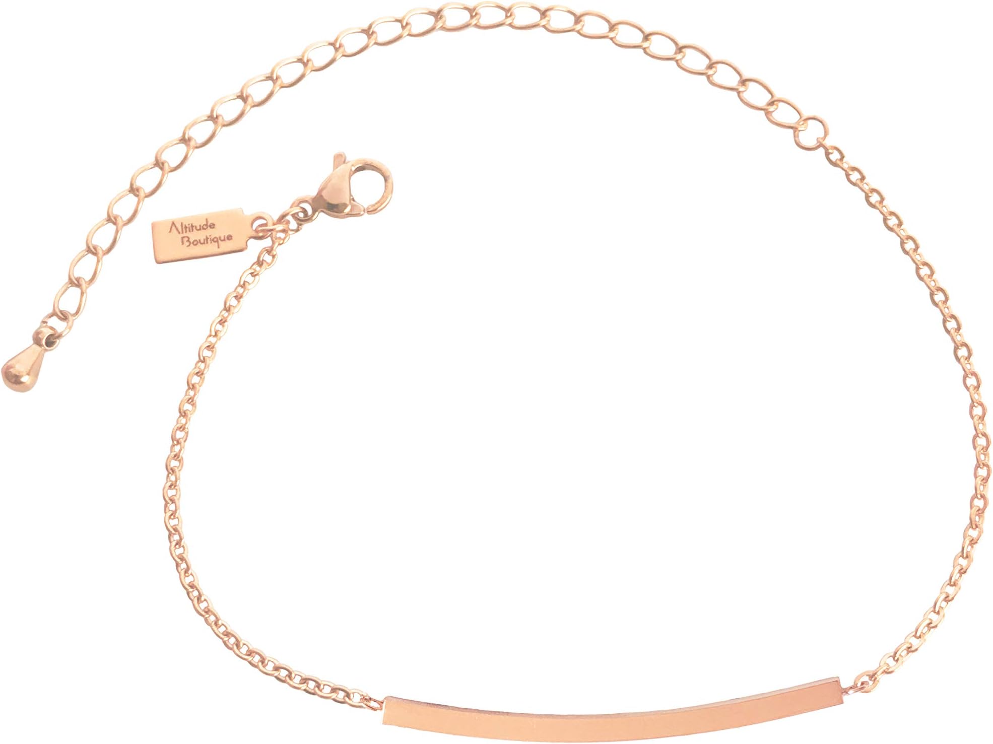 Altitude Boutique Brushed Bar Bracelet for Women