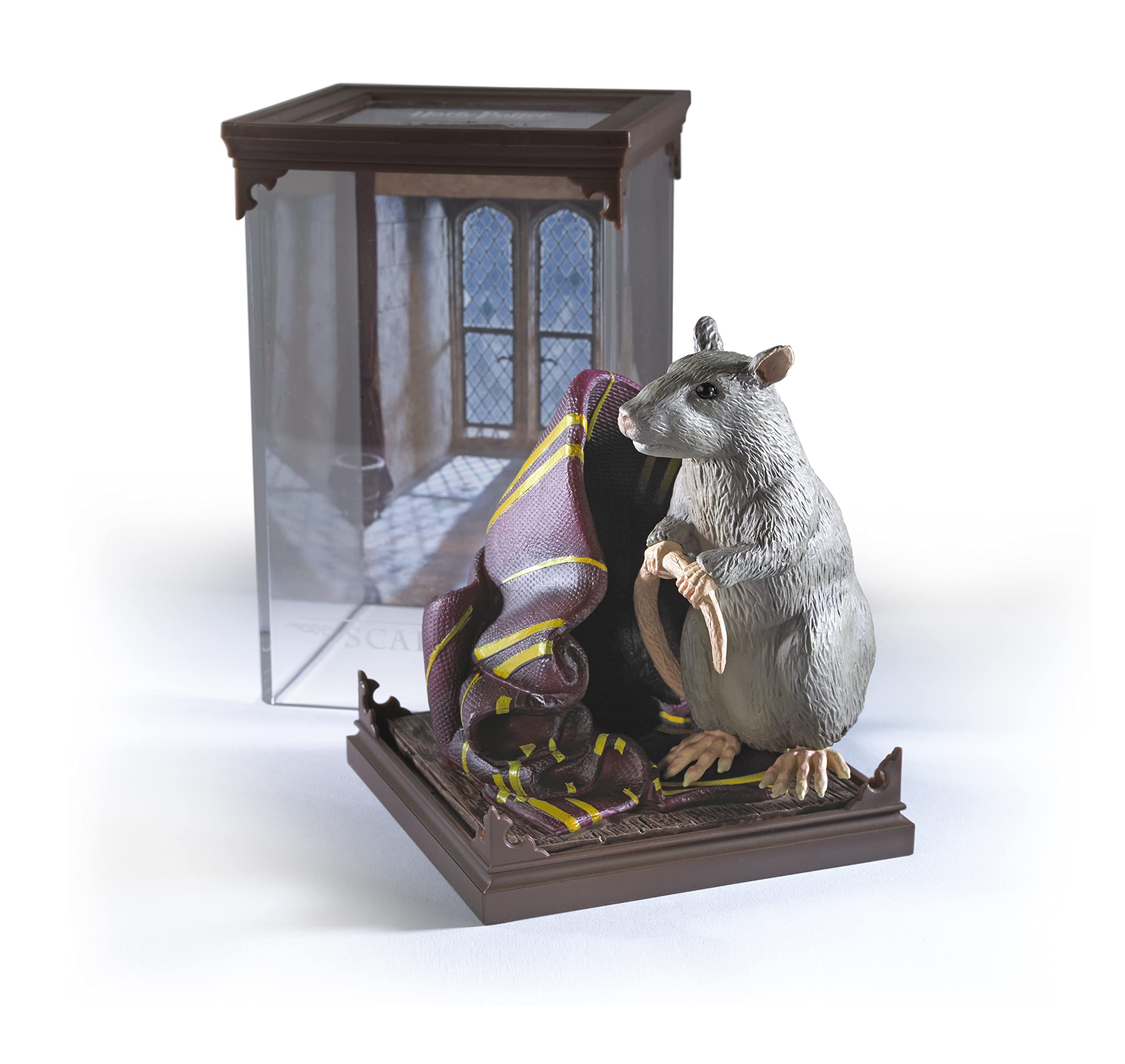 The Noble Collection - Magical Creatures Scabbers - Hand-Painted Magical Creature #14 - Officially Licensed 7in (18.5cm) Harry Potter Toys Collectable Figures - For Kids & Adults