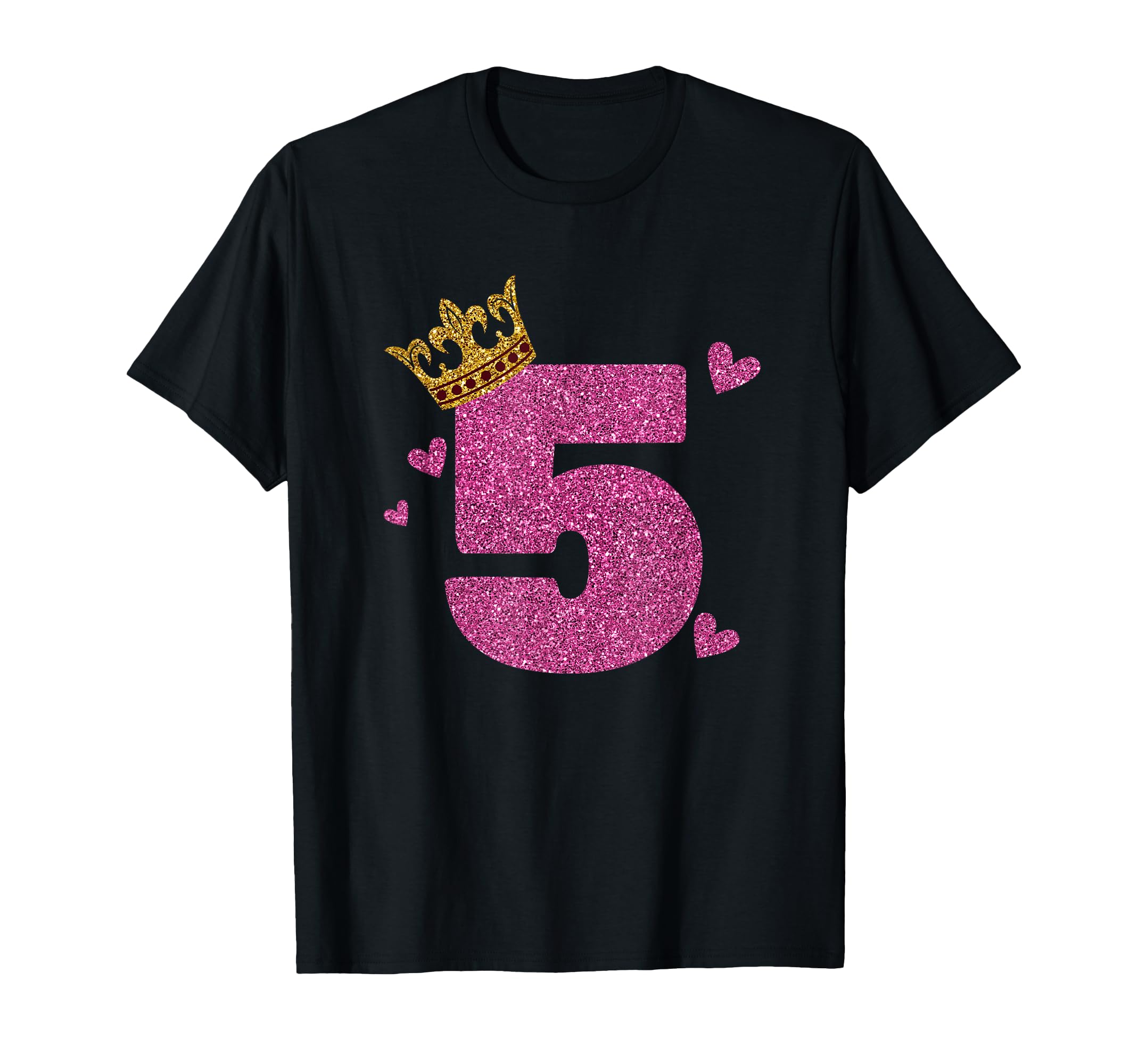 Photo 1 of  *****see notes ******5th Birthday Crown 5 Years Old Bday T-Shirt XS 