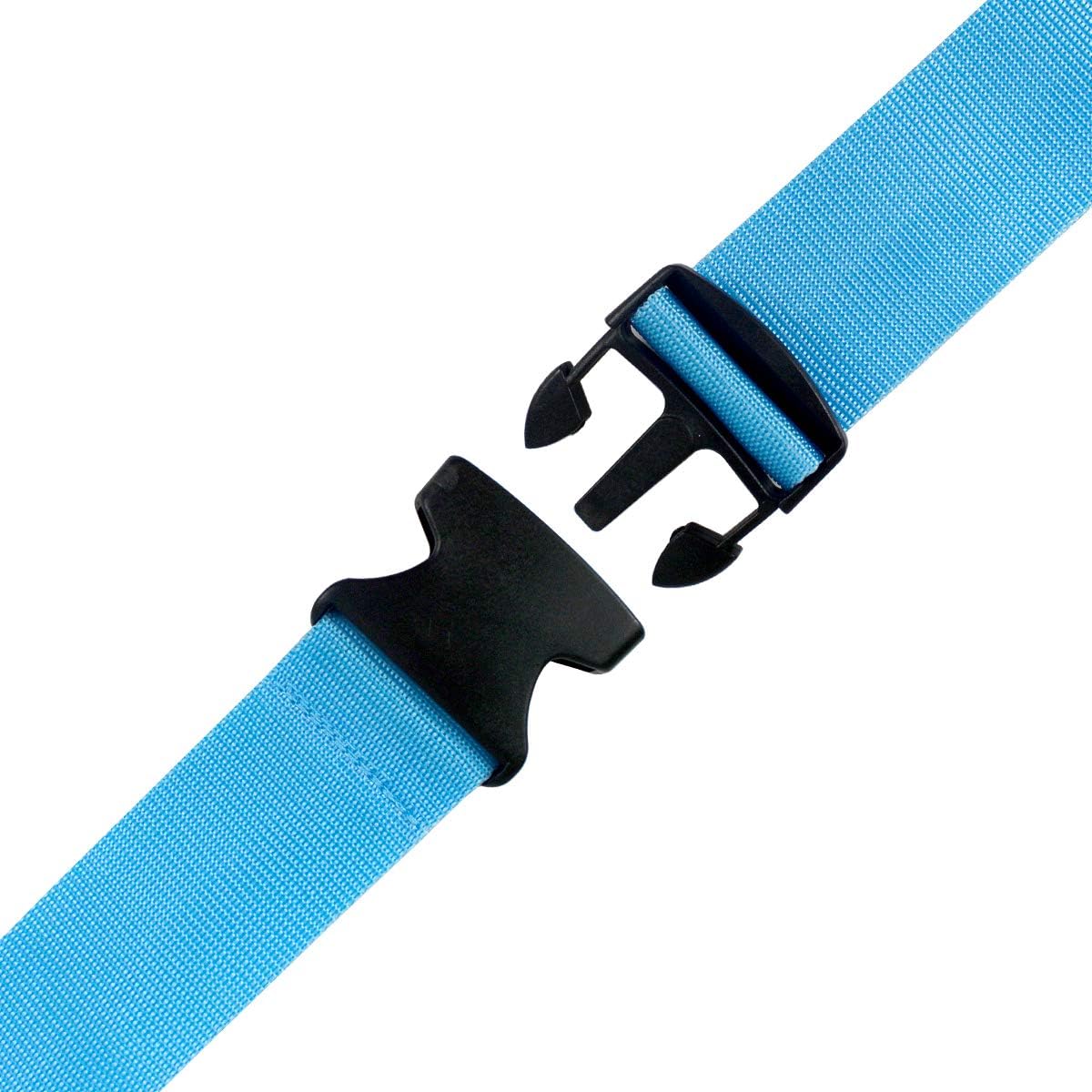 Heavy Duty Luggage Straps for Suitcases Packing Belts Travel Accessories Adjustable Bag Strap 2 Pack, Blue, 100-188cmx5cm - Image 5