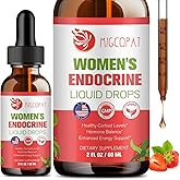 Migcopat Women Endocrine Superfood Supplement Liquid Drops, Supports Healthy Cortisol Levels, Hormonal Balance, Gut Health, Mood, Sleep Support, Multivitamin+Inositols, Rhodiola, DIM