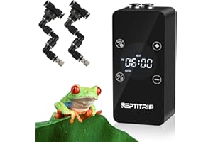 REPTITRIP Reptile Mister With Inner Clock, Easy to Setup Misting Timer for Reptile Tanks, DIY Misting System for Amphibians, and Rainforest Plants