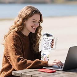 Christian Gifts for Women 40oz Faith Prayer Tumbler