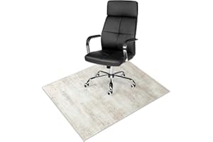 Anidaroel 36"x48" Abstract Office Chair Mat, Desk Chair Mat for Hardwood Floor, Desk Mat for Rolling Chair on Hardwood, Office Chair Rug for Rolling Chair, Anti-Slip Floor Protector Rug