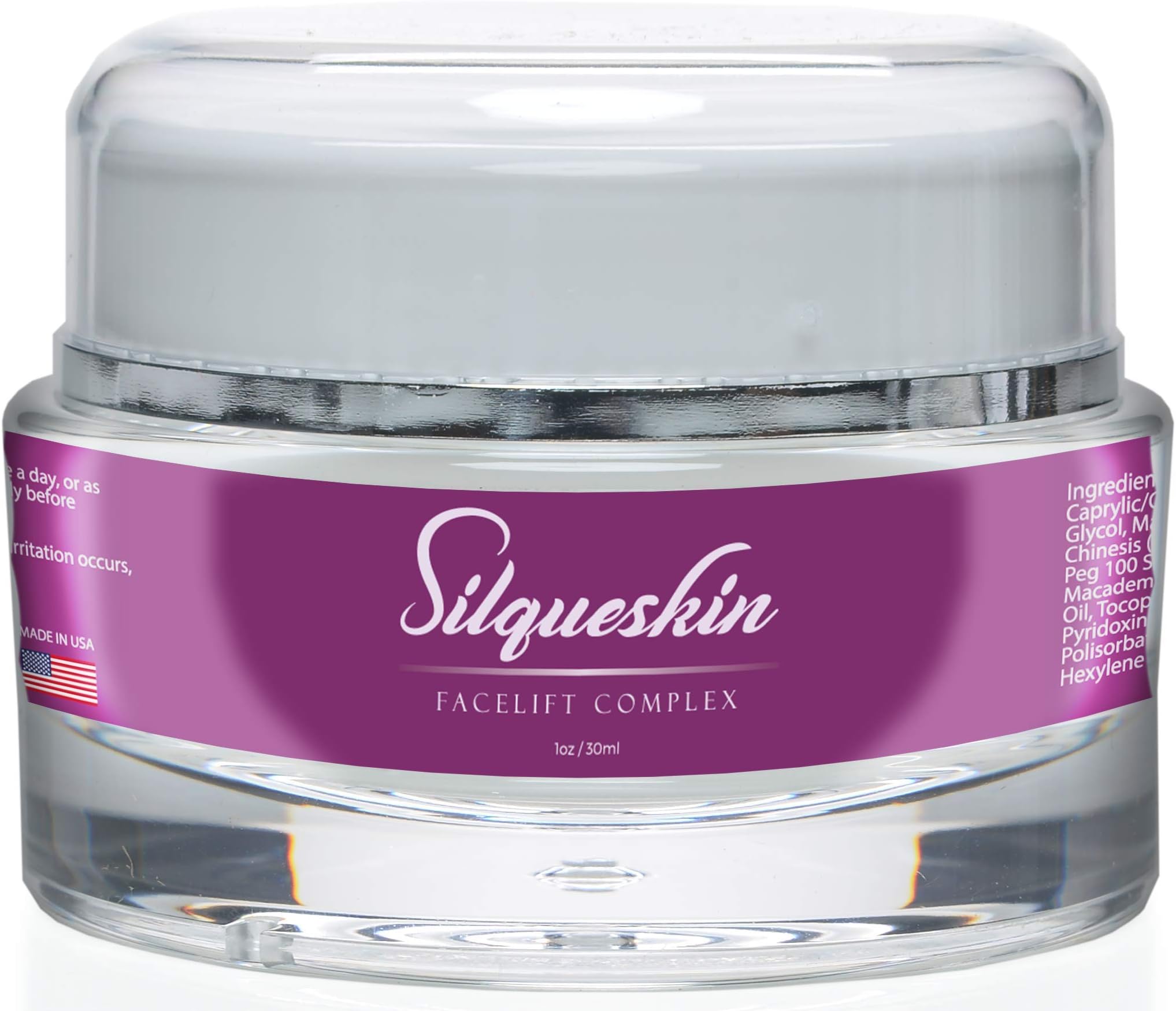 SilqueskinFacelift Complex- Premium Anti-Aging Day & Night Moisturizer For All Skin Types- Promote Collagen Production and Reduce Fine Lines and Wrinkles