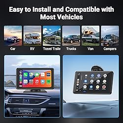 Carplay Wireless Portable Touchscreen Car Stereo