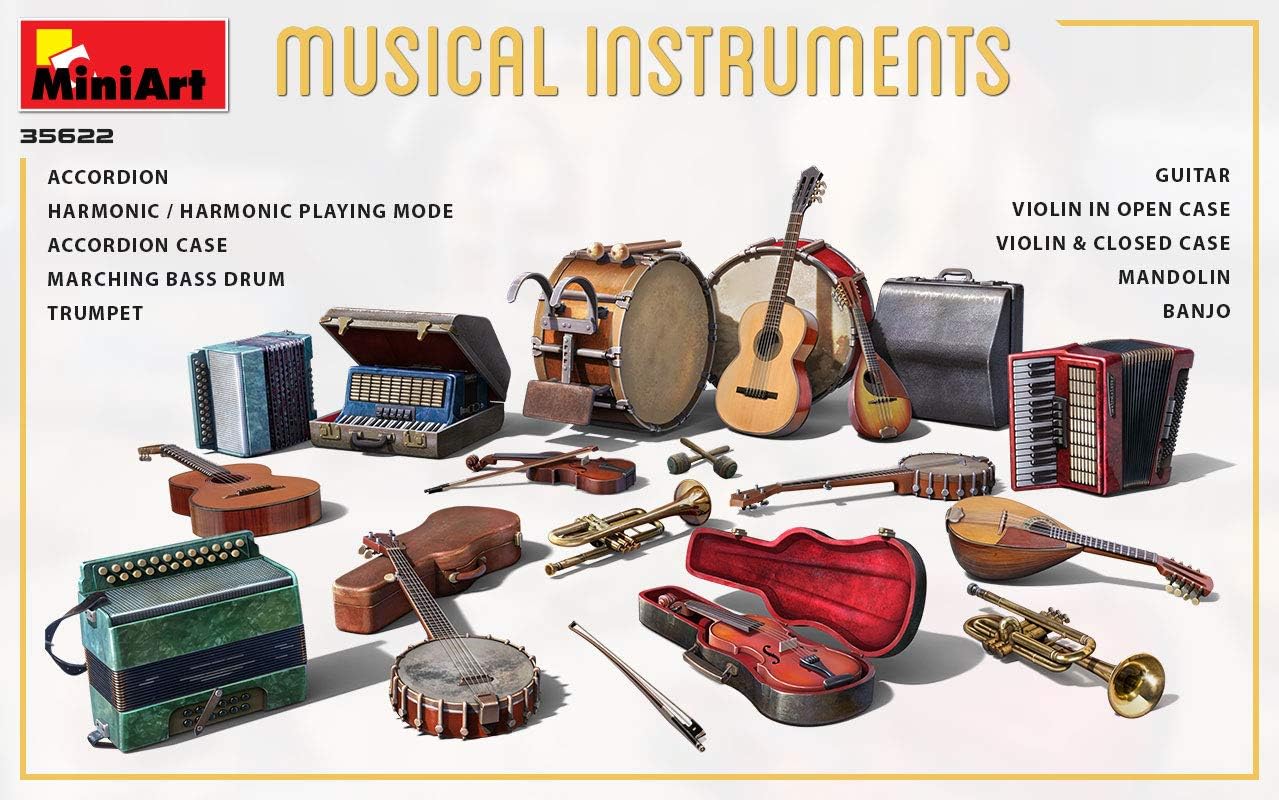 Miniart 1:35 - Musical Instruments, neutral, Miniature - Image 3