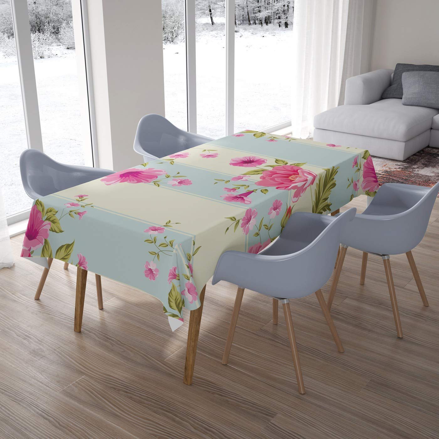 Bonamaison Kitchen Decoration, Tablecloth, 140cm x 200cm - Designed and Manufactured in Turkey