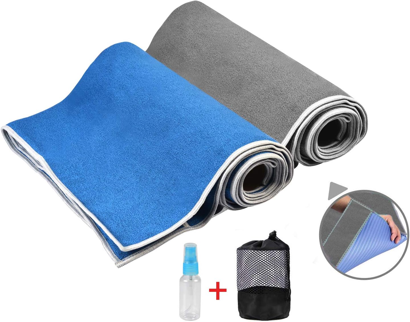 hot yoga mats and towels