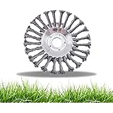 Unbreakable Steel Wire Trimmer Head, 6 Inch Universal Steel Wire Grass Trimmer Head, Weed Remover Tool String Trimmer Replace