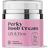 Divine Derriere Perky Body Cream - Lift & Firm Skin Tightening Cream for Body - Moisturizing Chest Firming Cream with Volufiline Helps Tighten Saggy Crepey Skin for a Perkier Look & Toned Décolleté