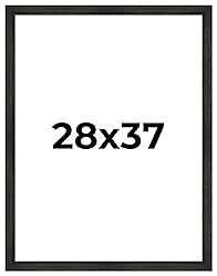 28x37 Frame Black Barnwood Picture Frame - Modern