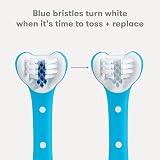 Frida Baby Triple-Angle Toothhugger Toothbrush for Toddlers Blue view 5