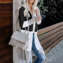 Crochet Sweaters for Women Black Tunic Sweaters for