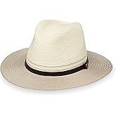 Wallaroo Hat Company Men’s Carter Fedora – UPF 50+ Sun Protection, Wide Brim, Packable Design and Adjustable Sizing